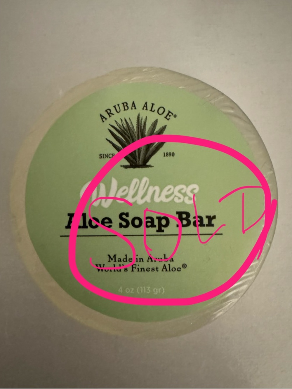 Aruba Aloe-Wellness Aloe Soap Bar
